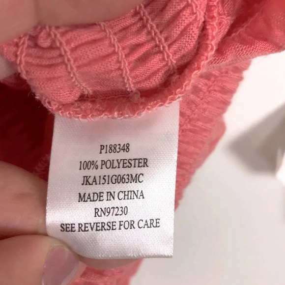 NEW Crave Fame Juniors’ Ruffle Smoked Top Size L - Picture 8 of 9